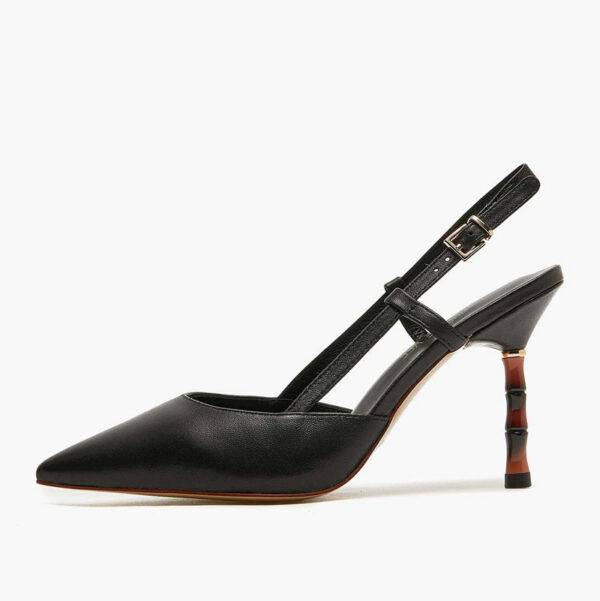 Décolleté Emanuélle Vee tacco bamboo 2_L'Angolo